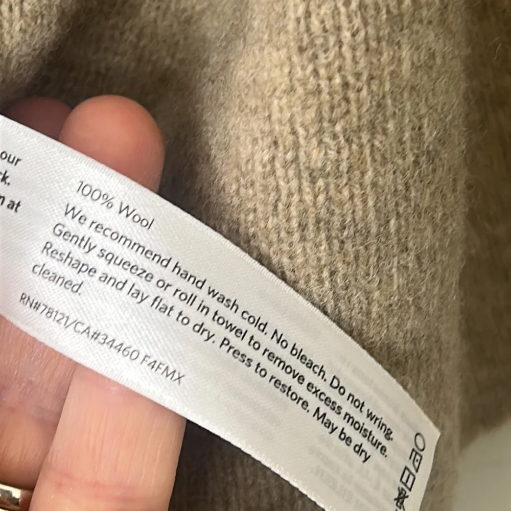 EILEEN FISHER Jacket Felted Merino Lambswool Size 2X. Worn a few occasions. - Picture 11 of 15